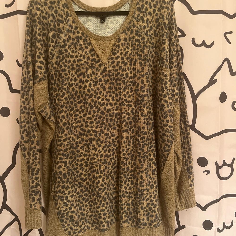 Leopard Print Women's Sweater